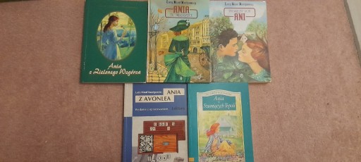 Zdjęcie oferty: Zestaw książek z Serii ,,Ania z Zielonego Wzgórza"