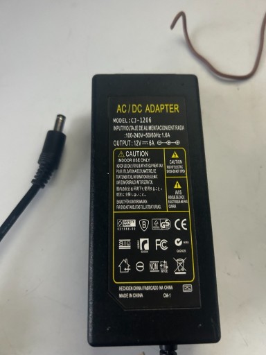 Zdjęcie oferty: zasilacz do laptopa  CJ-1206 adapter