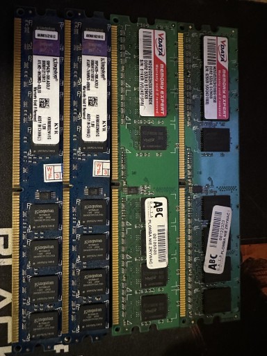 Zdjęcie oferty: Pamięć RAM kingston DDR2 2x 1Gb 800