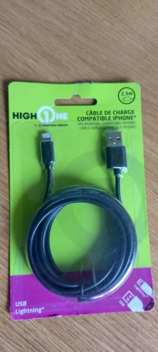 Zdjęcie oferty: Bardzo dobry Kabel do iPhone USB - lightning 2,5m