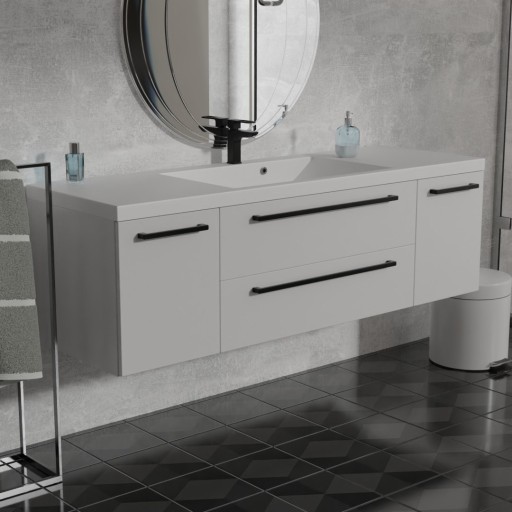 Zdjęcie oferty: Szafka z umywalką 120x39 clever połysk zmontowana