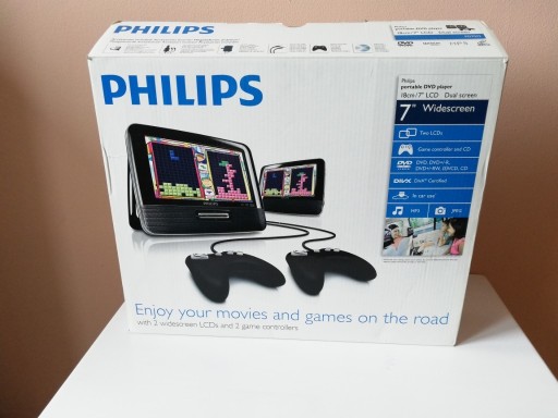 Zdjęcie oferty: Philips portable DVD player LCD Dual screen