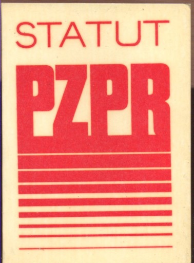 Zdjęcie oferty: Statut PZPR - 1976