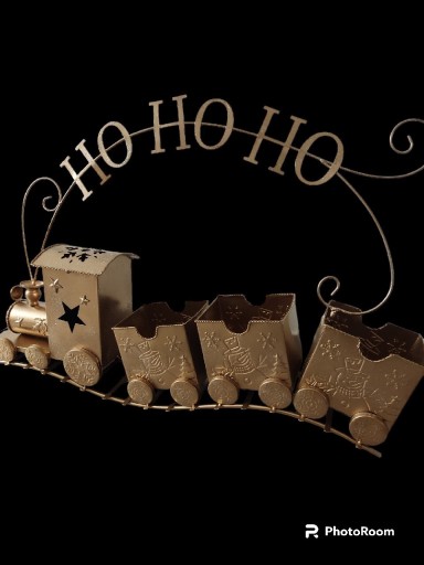 Zdjęcie oferty: Pociąg metalowy do dekoracji świątecznej duzy