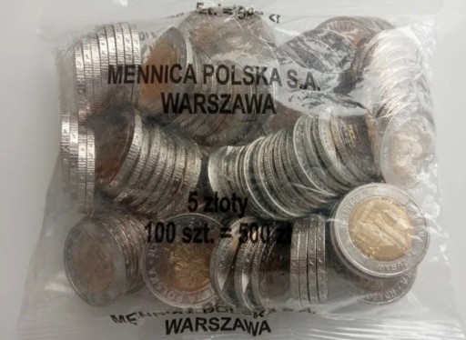 Zdjęcie oferty: Woreczek monet 5 zł Brama Żuraw w Gdańsku