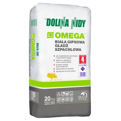 Zdjęcie oferty: Omega gipsowa gładź szpachlowa 20 kg Dolina NIdy