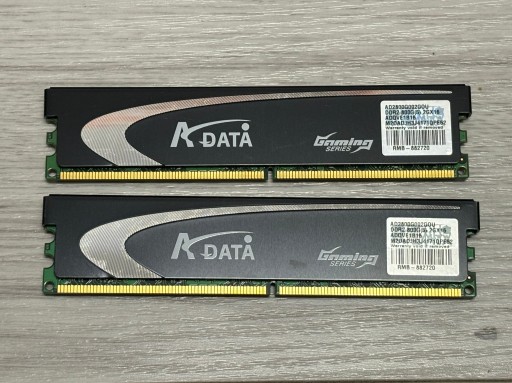 Zdjęcie oferty: Pamięć RAM ADATA Gaming DDR2 800Mhz 2gb kit RAM