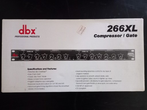 Zdjęcie oferty: dbx 266Xl Compresor/Gate