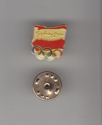 Zdjęcie oferty: Sydney 2000  Polski Komitet Olimpijski  flaga nr.2