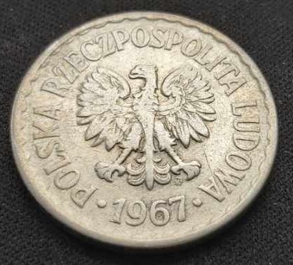 Zdjęcie oferty: 1 zł 1967 moneta rzadkość  rarytas