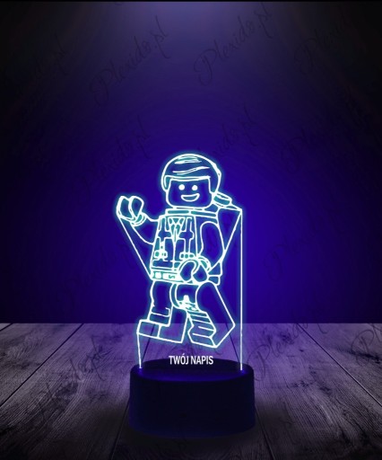 Zdjęcie oferty: Lampka LED 3D Plexido Ludzik Lego