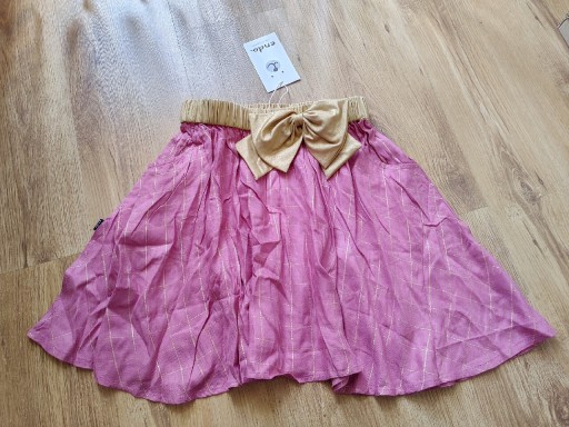 Zdjęcie oferty: ENDO cienka spódnica w kratę cudna kokarda 152cm 9
