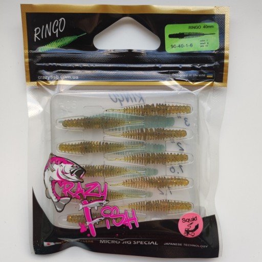 Zdjęcie oferty: Crazy Fish Ringo 1,6" innowacyjna przynęta