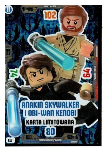 Zdjęcie oferty: Karta Lego Star Wars Seria 3 Anakin Obi-Wan