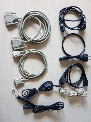 Zdjęcie oferty: Przewody DB25 DB9 RS232 komplet 8 szt