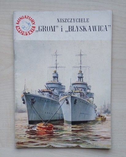 Zdjęcie oferty: Miniatury Morskie- Niszczyciel Grom I Błyskawica 