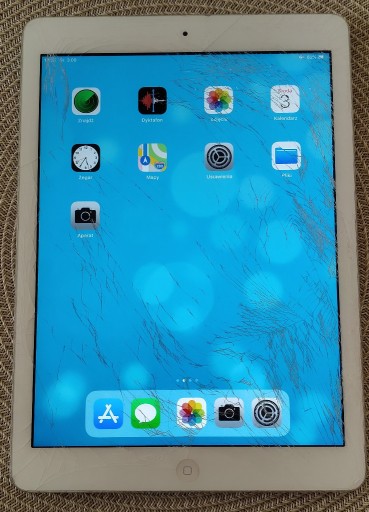 Zdjęcie oferty: Tablet Apple iPad Air A1474 9,7″ 1GB 16GB Wi-Fi iOS Srebrny uszkodzony