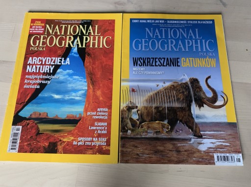 Zdjęcie oferty: National Geographic 7/2014 5/2013 arcydzieła natur