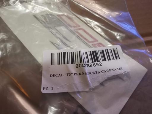 Zdjęcie oferty: NAKLEJKA OEM MV AGUSTA F3 800 80C0B8693