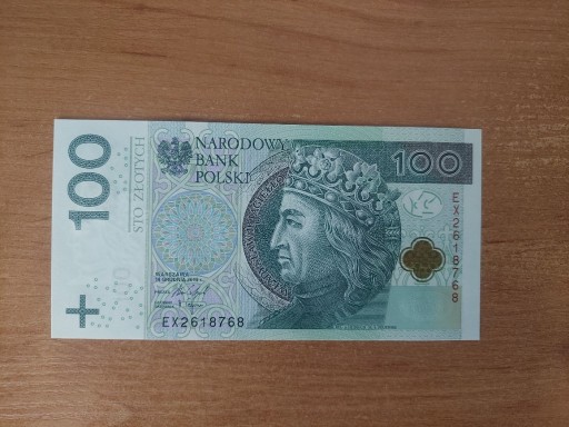 Zdjęcie oferty: Banknot 100 zł seria EX