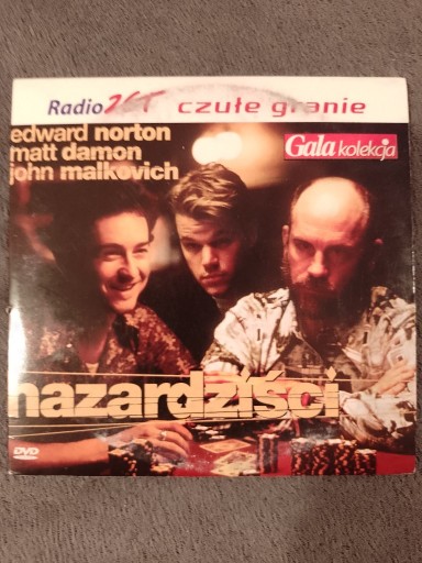 Zdjęcie oferty: HAZARDZIŚCI DVD [Damon, Norton, Malkovitch]