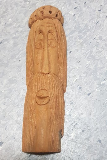 Zdjęcie oferty: Jezus drewniany drewno rzeźba głowa 