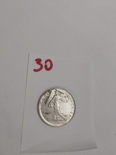 Zdjęcie oferty: Moneta, Francja, 5 Francs, 1974
