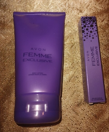 Zdjęcie oferty: Unikalny AVON FEMME EXCLUSIVE perfumetka + balsam