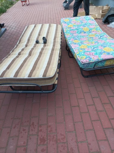 Zdjęcie oferty: Łóżka polowe z grubym matracem