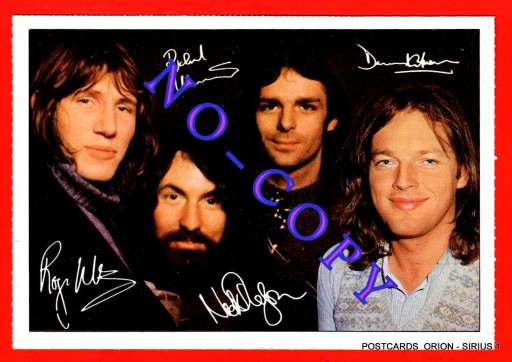 Zdjęcie oferty: Pink Floyd - Autografy Muzyków -1979 rok - RRR