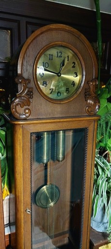 Zdjęcie oferty: Gustaw Becker zegar stojący śliczna dębowa "baba"