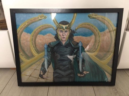 Zdjęcie oferty: Obraz "Loki" w ramce 30/40 cm