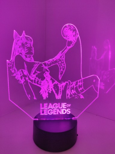 Zdjęcie oferty: Ahri League of Legends Lampka nocna Kolory Prezent