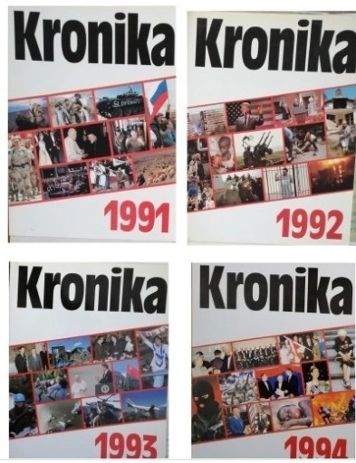 Zdjęcie oferty: Kronika 1991, 1992,1993, 1994 Praca zbiorowa