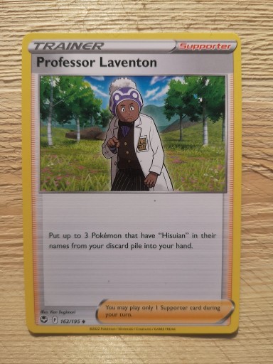 Zdjęcie oferty: Karty pokemon Trener Professor Laventon 162/195