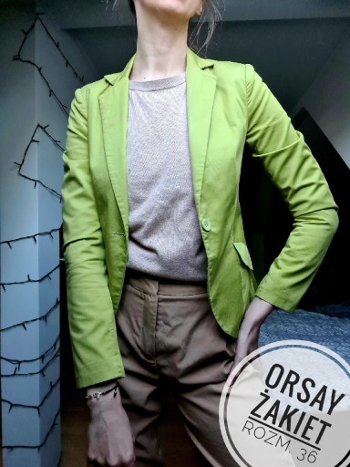 Zdjęcie oferty: Żakiet zielony wiosenny Orsay rozm. 36