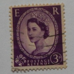 Zdjęcie oferty: Stary znaczek UK Królowa Elżbieta II - 1958 r.