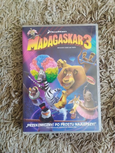 Zdjęcie oferty: Płyta DVD  Madagaskar 3
