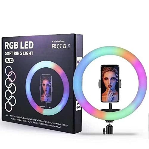 Zdjęcie oferty: LAMPA PIERŚCIENIOWA RING RGB 33CM SELFIE MJ33