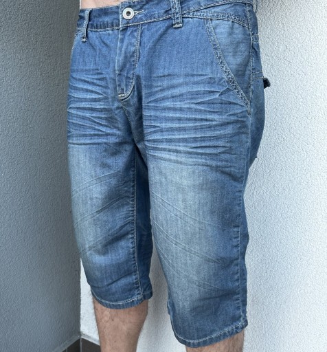 Zdjęcie oferty: Spodenki spodnie szorty męskie jeansowe 33