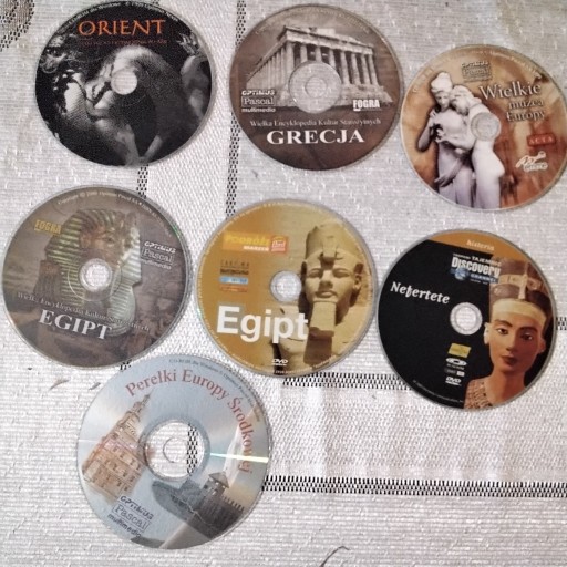 Zdjęcie oferty: Płyty DVD Egipt, Grecja , Orient i nne