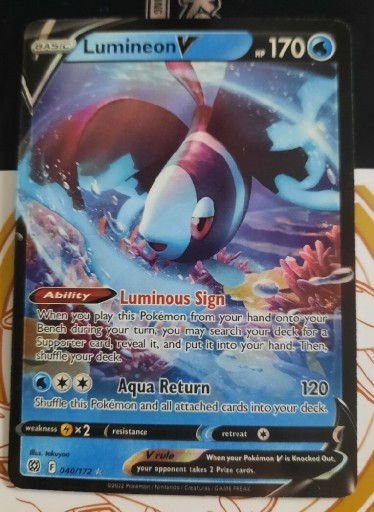 Zdjęcie oferty: Pokemon TCG Brilliant Stars Luminione V 