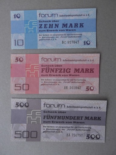 Zdjęcie oferty: Niemcy NRD 3 szt.1979 forum /PEWEX/  UNC