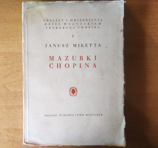 Zdjęcie oferty: Mazurki Chopina 1 Janusz Miketta 1949