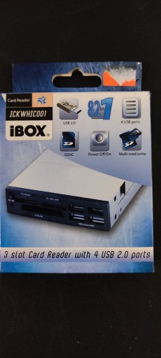 Zdjęcie oferty: Czytnik kart iBOX ICKWHIC001 -SD,CF,MD,MS duo,MMC