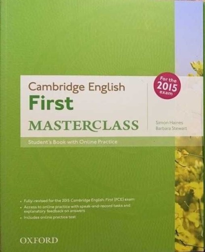 Zdjęcie oferty: Cambridge First Book podręcznik + ćwiczenia