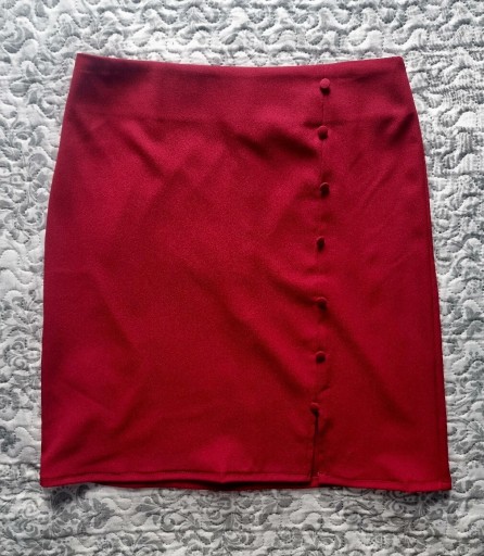 Zdjęcie oferty: Spódnica mini czerwona burgund Trendyol 38 M 