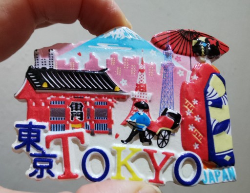 Zdjęcie oferty: Zagraniczny magnes na lodówkę 3D Japonia Tokyo