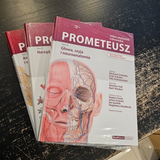 Zdjęcie oferty: Atlas anatomii PROMETEUSZ - 3 tomy - nowe