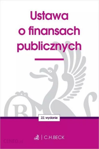 Zdjęcie oferty: Ustawa o finansach publicznych (wydanie 2022)